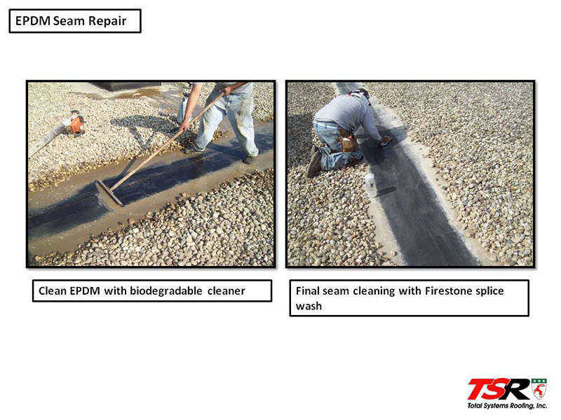 EPDM seam repair 2
